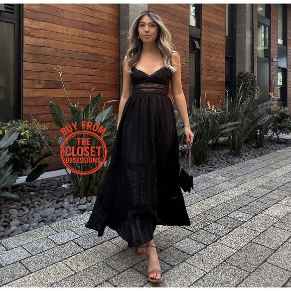 RARE!!! MANGO BLOGGER FAVE!!! A-Line Maxi Dress NWT - Picture 15 of 16